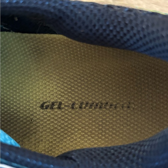 Asics Women's Sneakers - Blue and Green - Picture 7 of 8